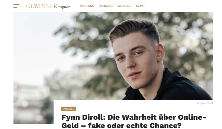 GEWINNER MAGAZIN